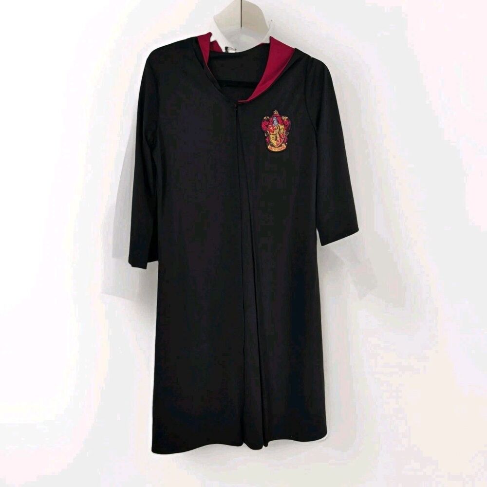 Harry Potter Gryffindor Robe Black & Burgundy Polyester Child Size S/M